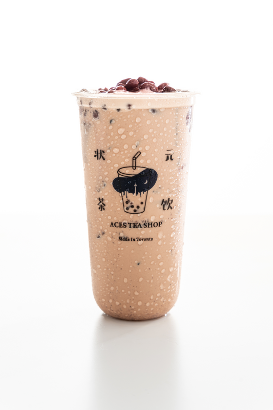 Red Bean Milk Tea 醇香红豆绵绵奶茶